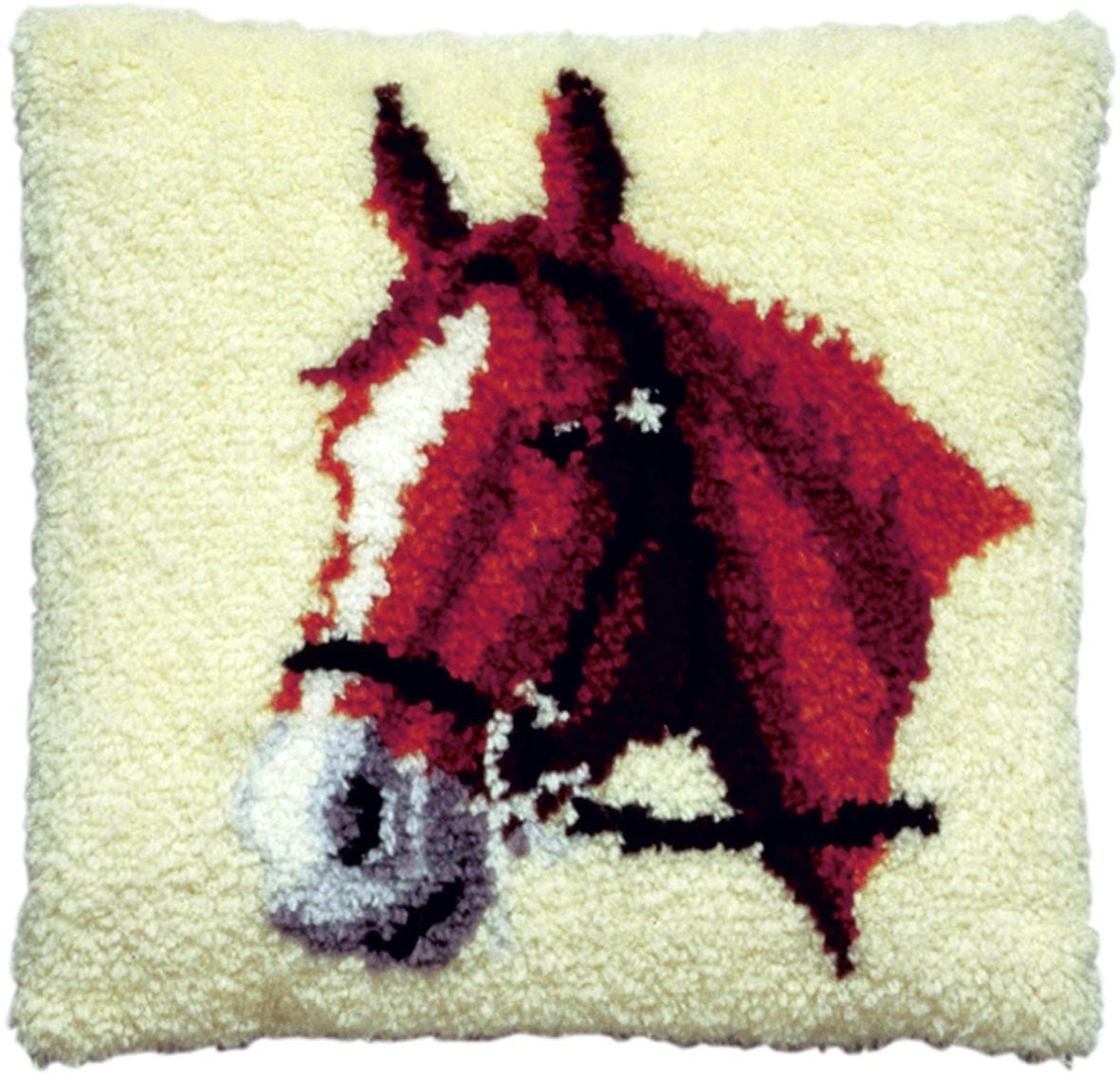 PAKO 40X40 cm LATCH HOOK KIT HORSE