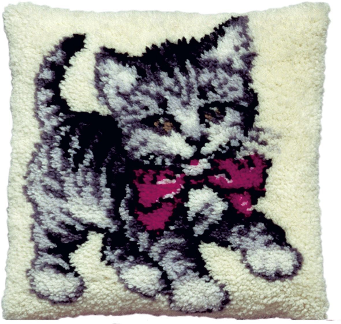 PAKO 40X40 cm LATCH HOOK KIT CAT