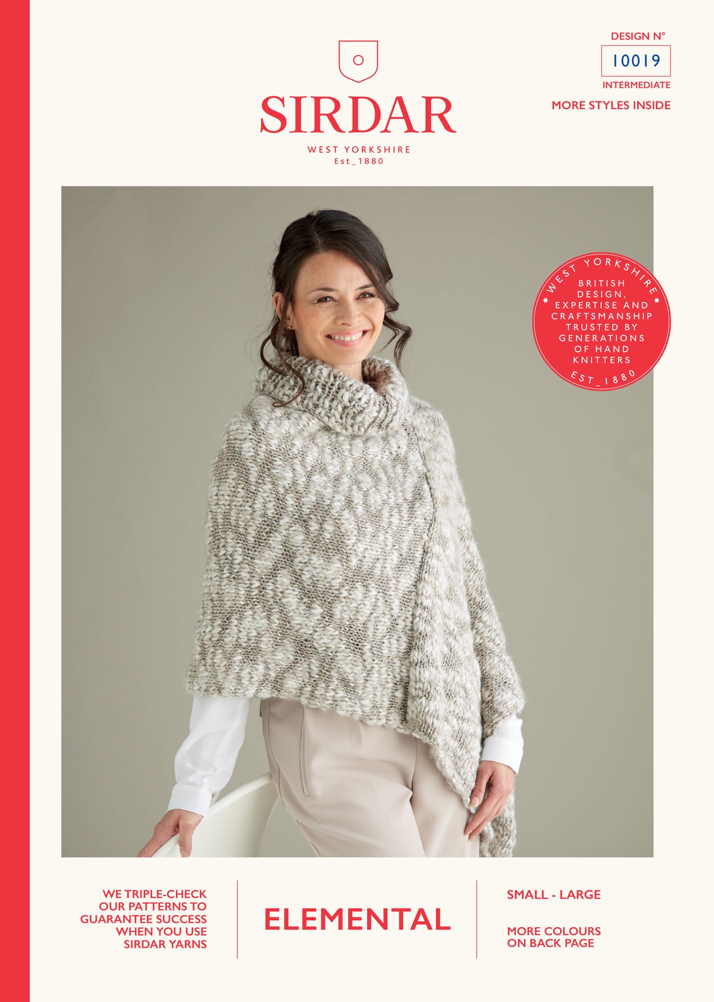 Sirdar Pattern 10019 - Sirdar Elemental Super chunky - Product image