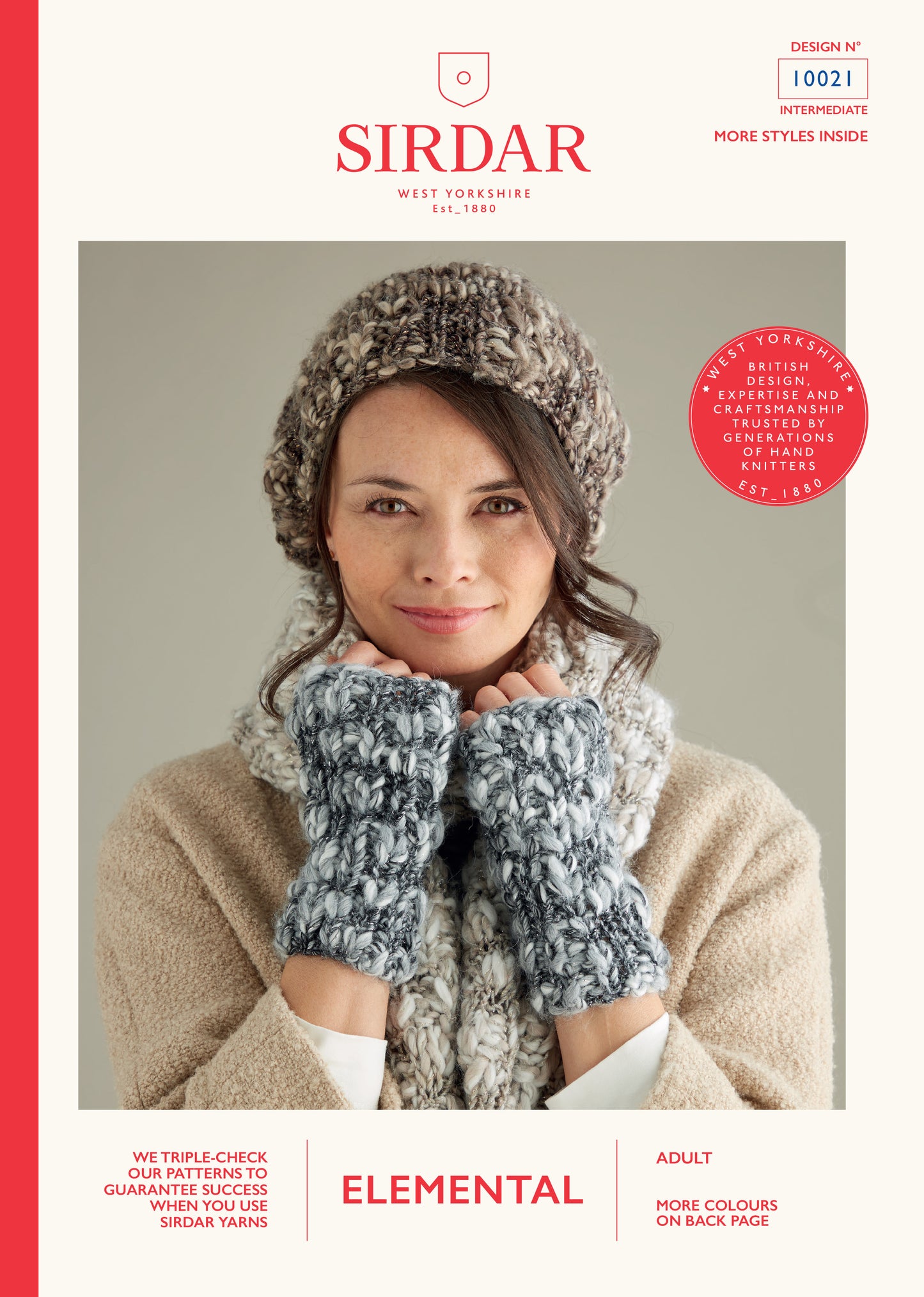 Sirdar Pattern 10021 - Sirdar Elemental Super chunky - Product image