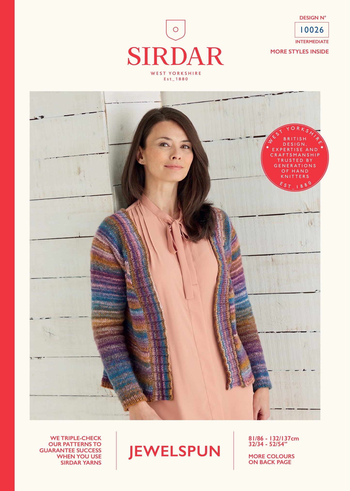 Sirdar Pattern 10026 - Jewelspun aran - Product image