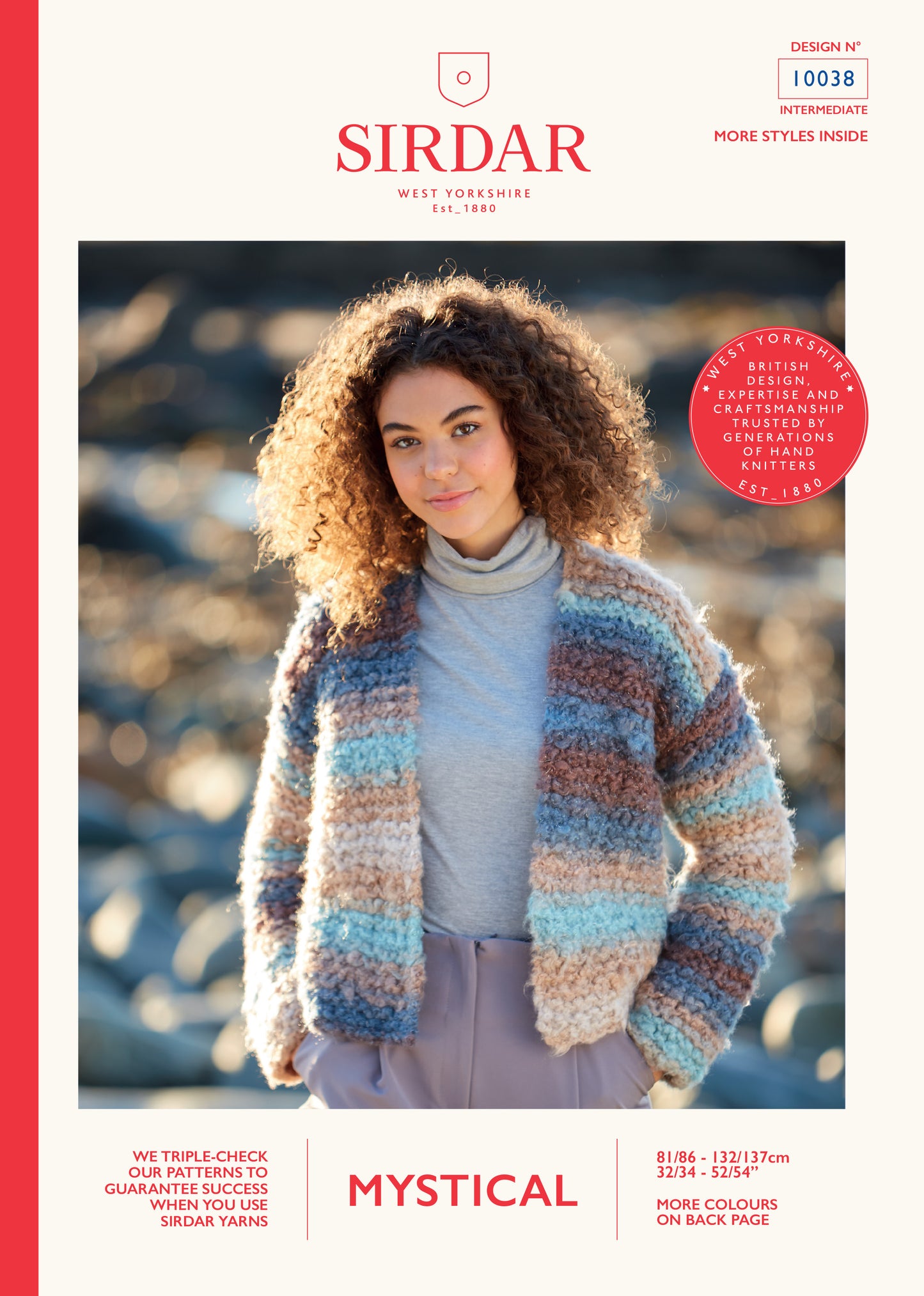 Sirdar Pattern 10038 - Sirdar Mystical brushed with sparkle - Product image