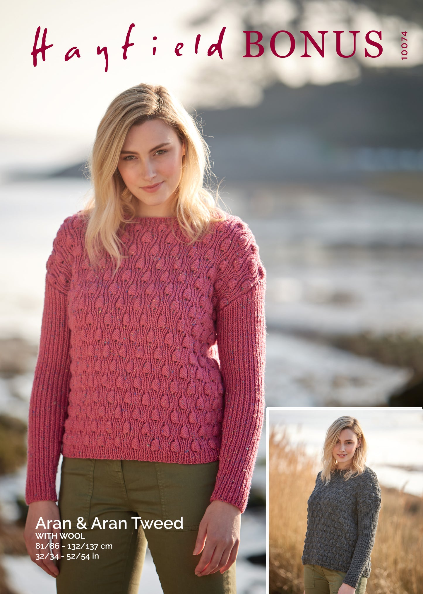 Hayfield Pattern 10074 - Sweater- Hayfield bonus aran & bonus aran tweed - Product image