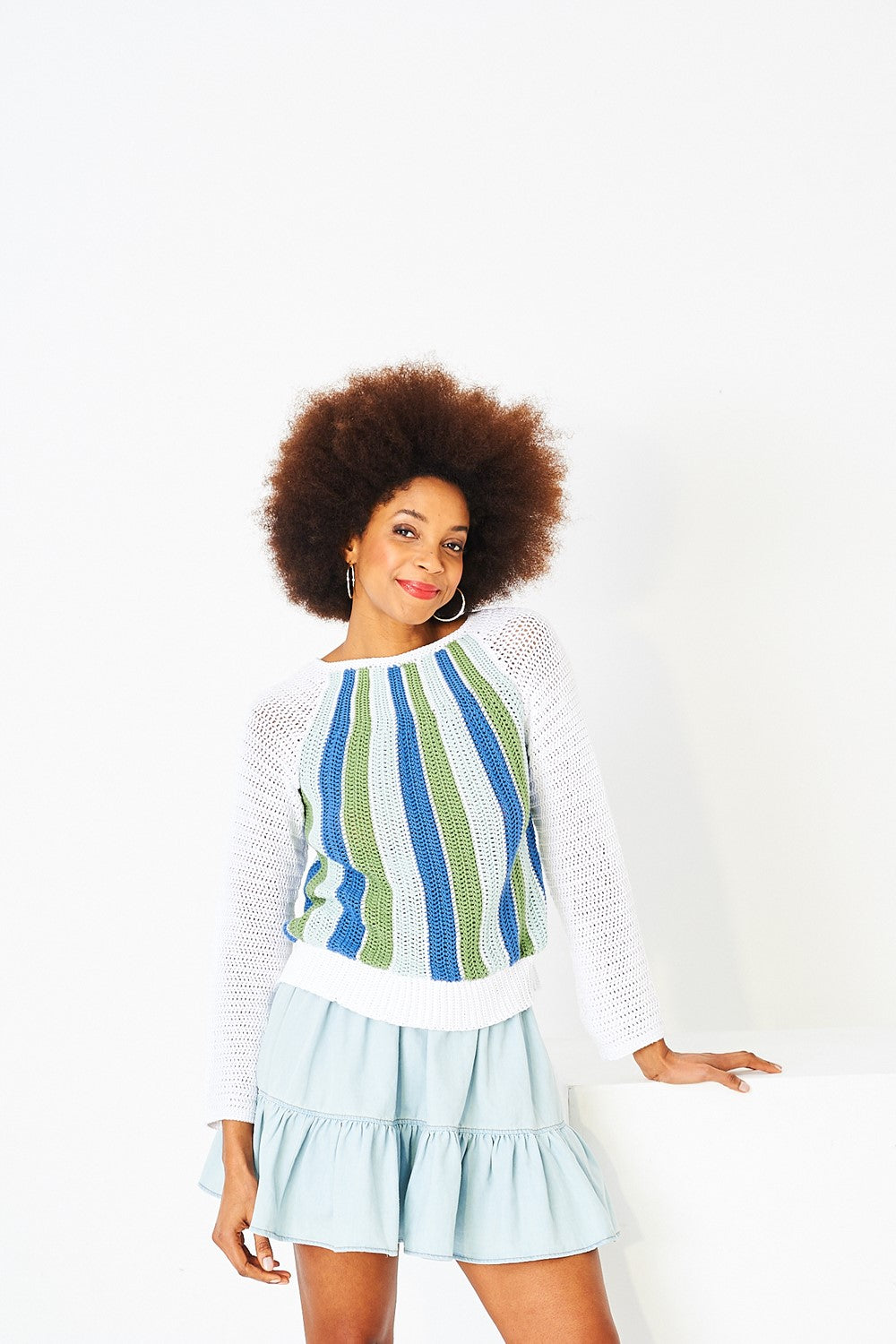 Stylecraft Bamboo Cotton Pattern 10218 - Crochet Tops - image 2