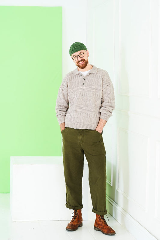 Stylecraft Bambino Pattern 10233 - Mens Sweaters - image 2