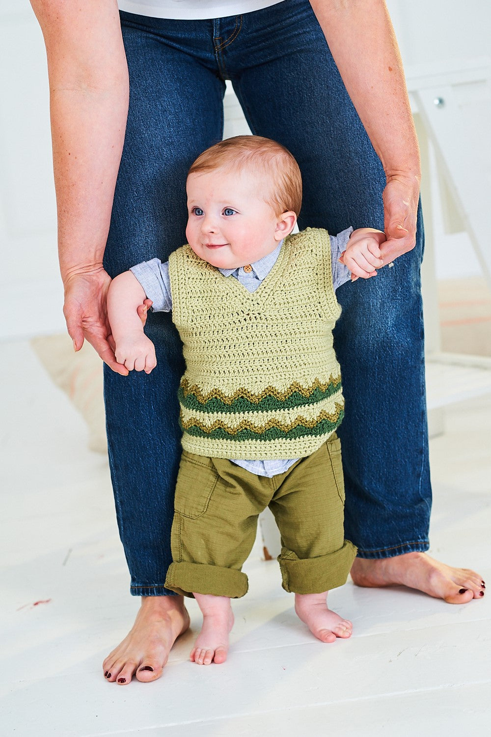 Stylecraft Bambino Pattern 10236 - Baby Crochet Tanks - image 2