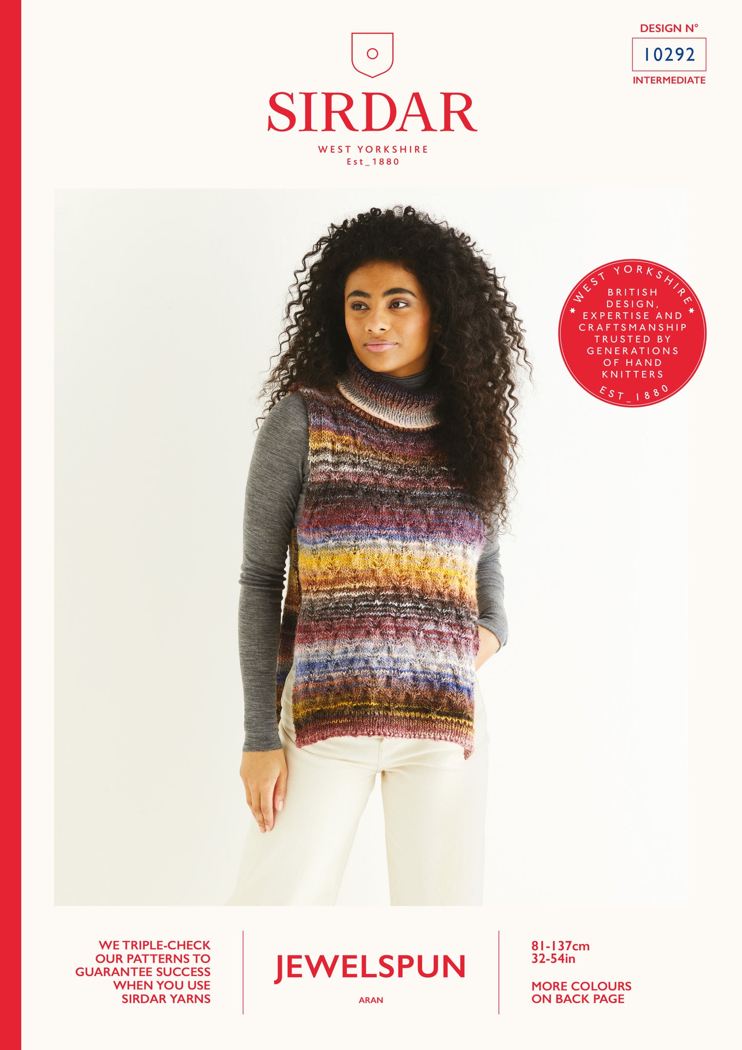 Sirdar pattern 10292 - Product image