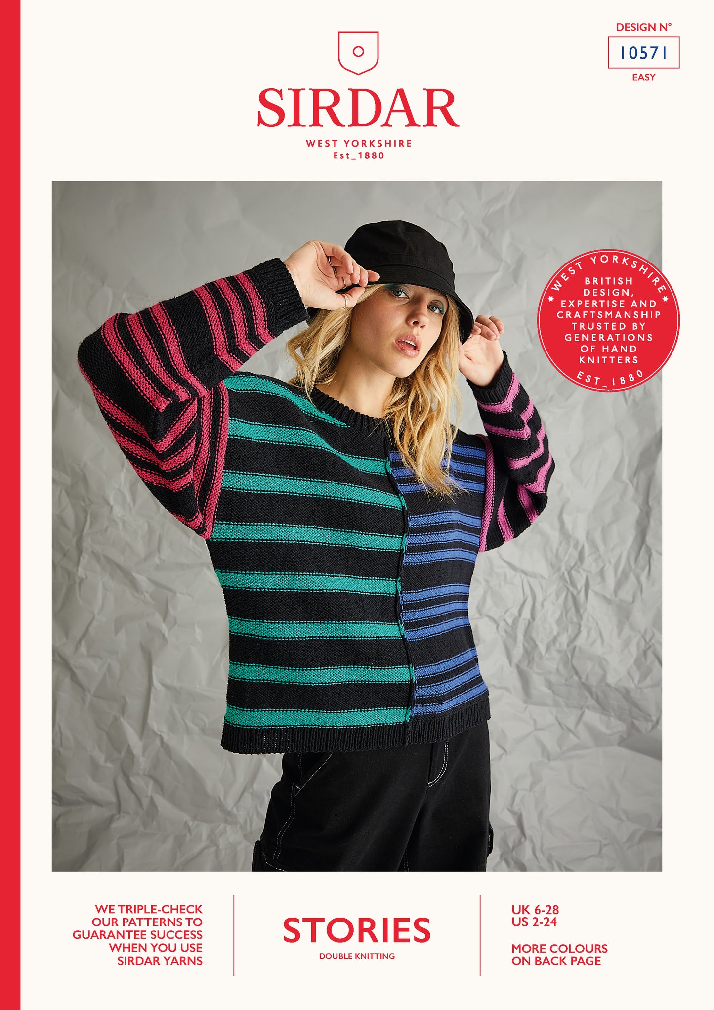 Sirdar Pattern 10571 - F137 Bright Lights Sweater - Product image