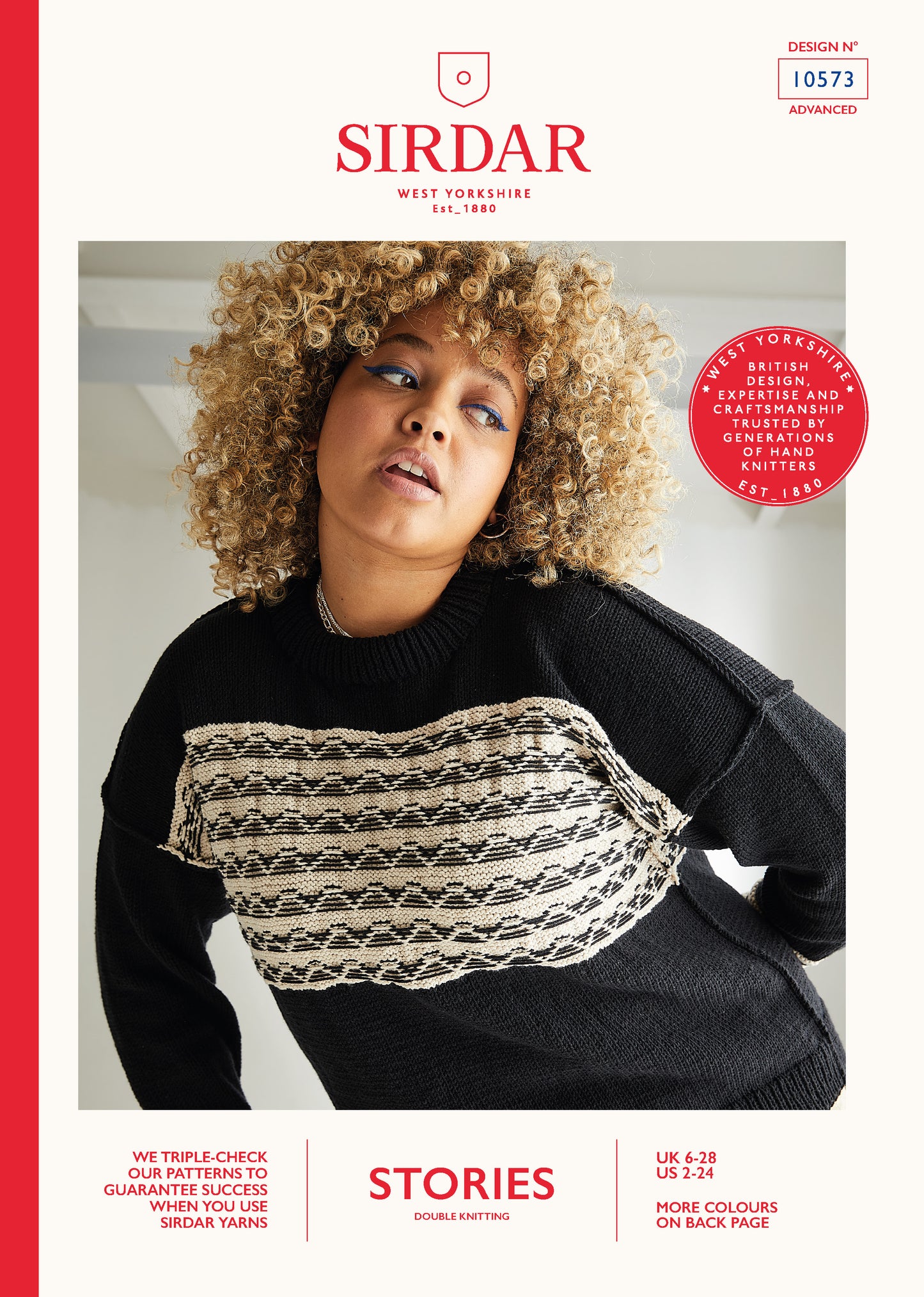Sirdar Pattern 10573 - F137 Mean Streets Sweater - Product image