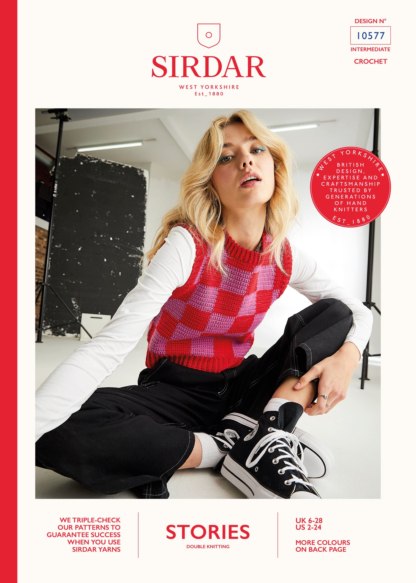 Sirdar Pattern 10577 - F137 Gridlock Crochet Vest - Product image