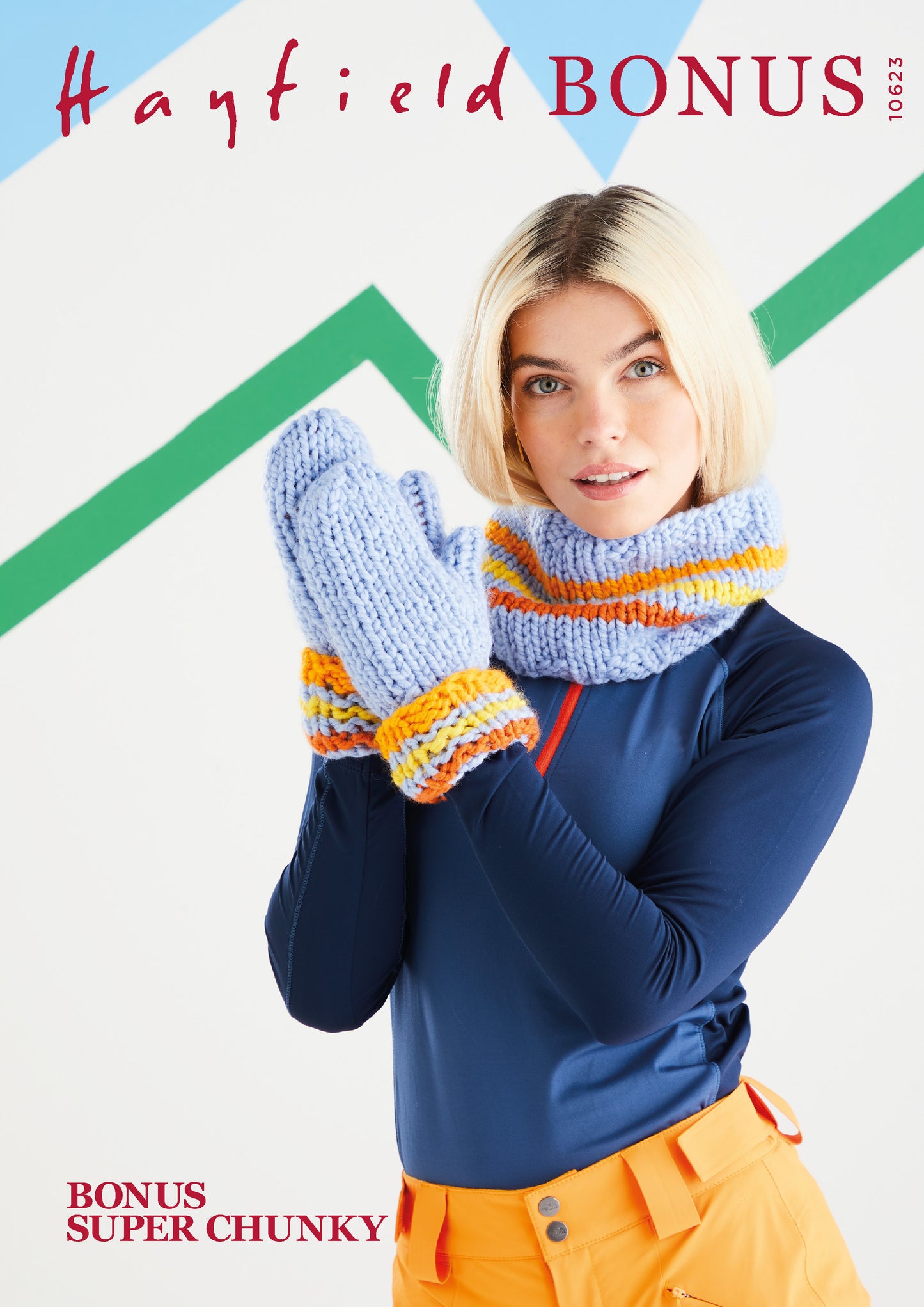 Sirdar Pattern 10623 - F032 Snowboard Snood & Mittens - Product image