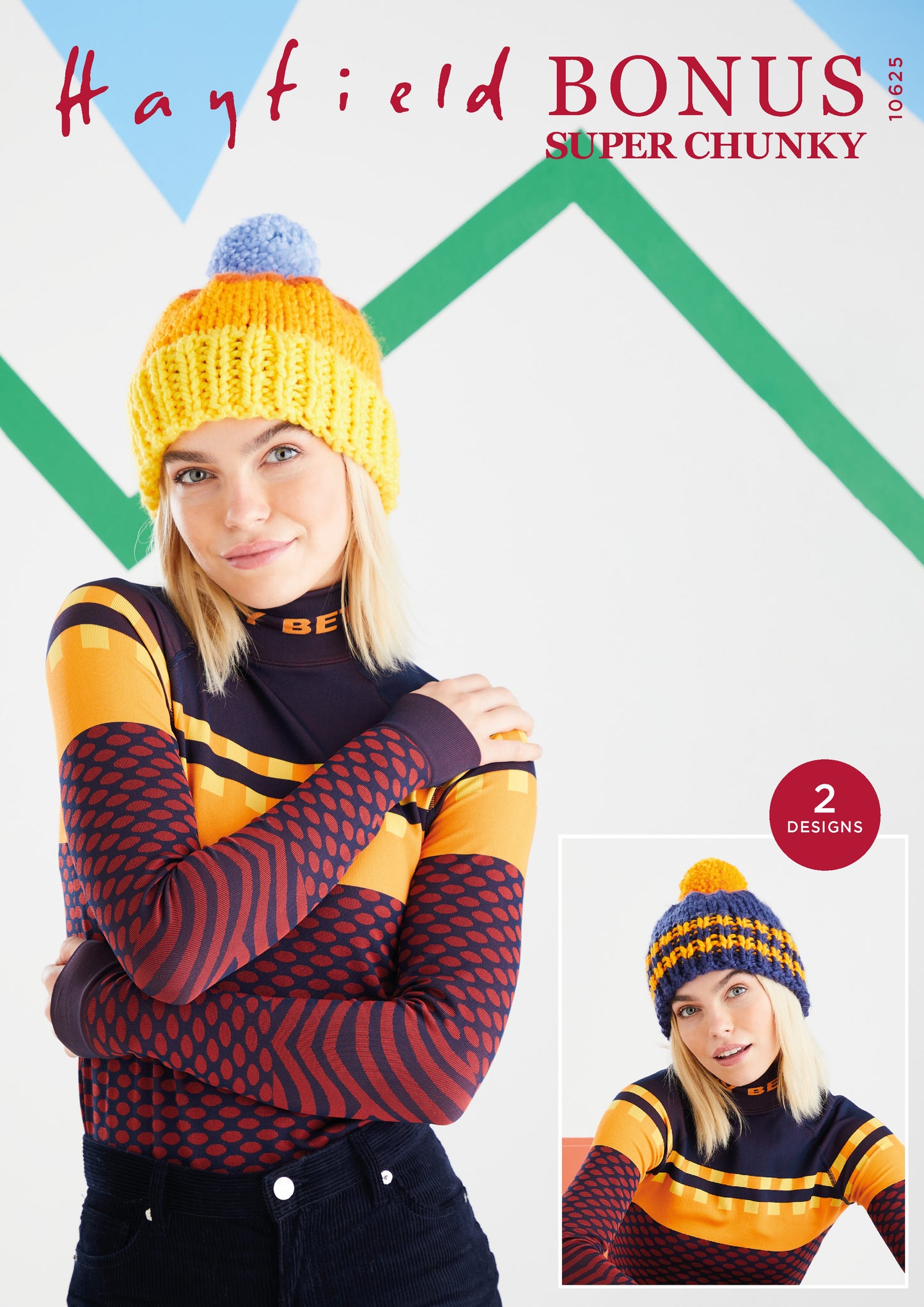 Sirdar Pattern 10625 - F032 Apres ski pompom hat - Product image