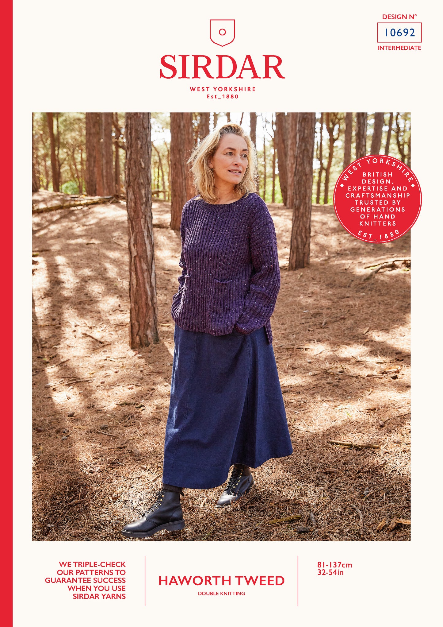 Sirdar Pattern 10692 - F007 Shoreline Sweater - Product image