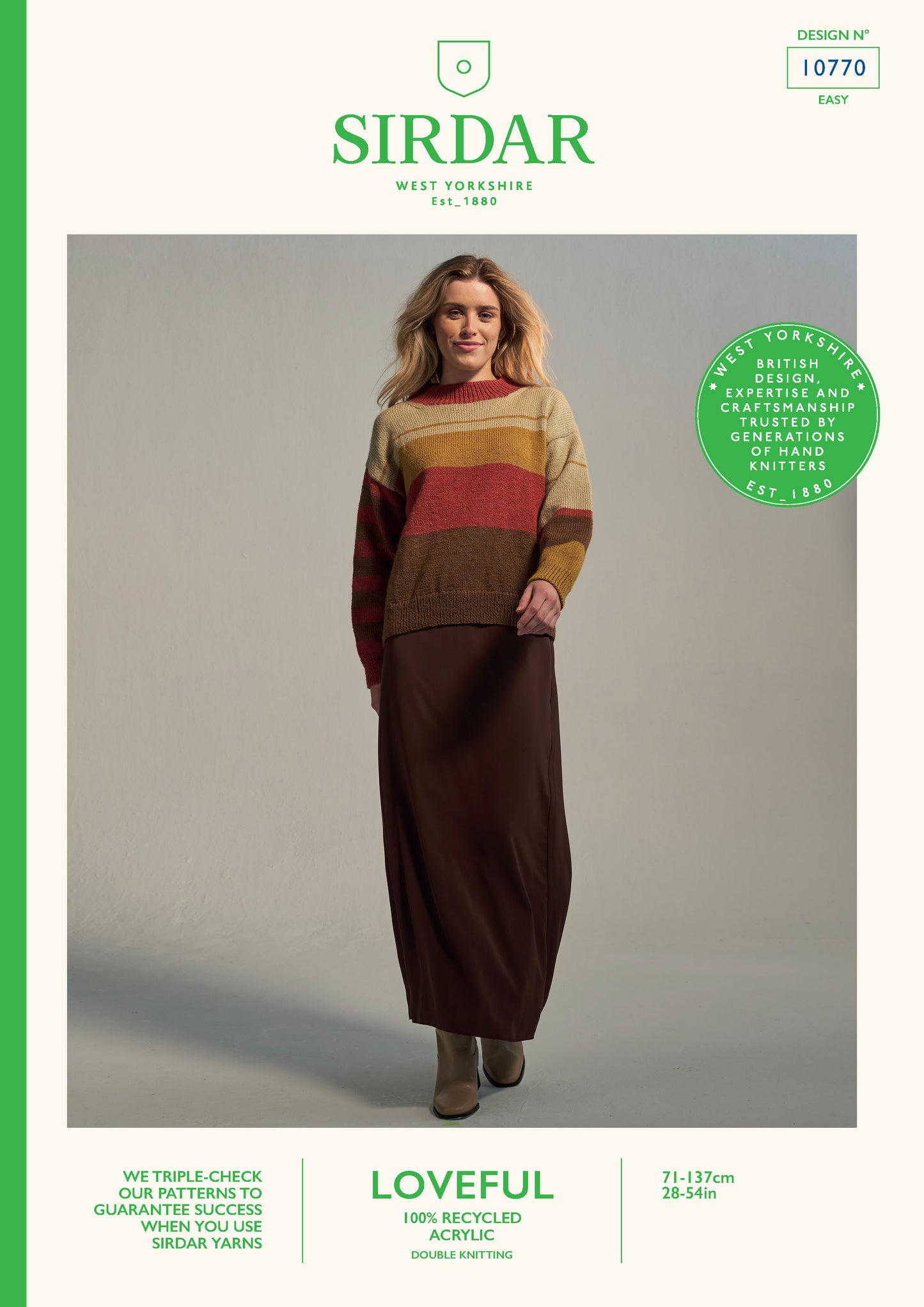 Sirdar Pattern 10770 - F260 Atmosphere Sweater - Product image