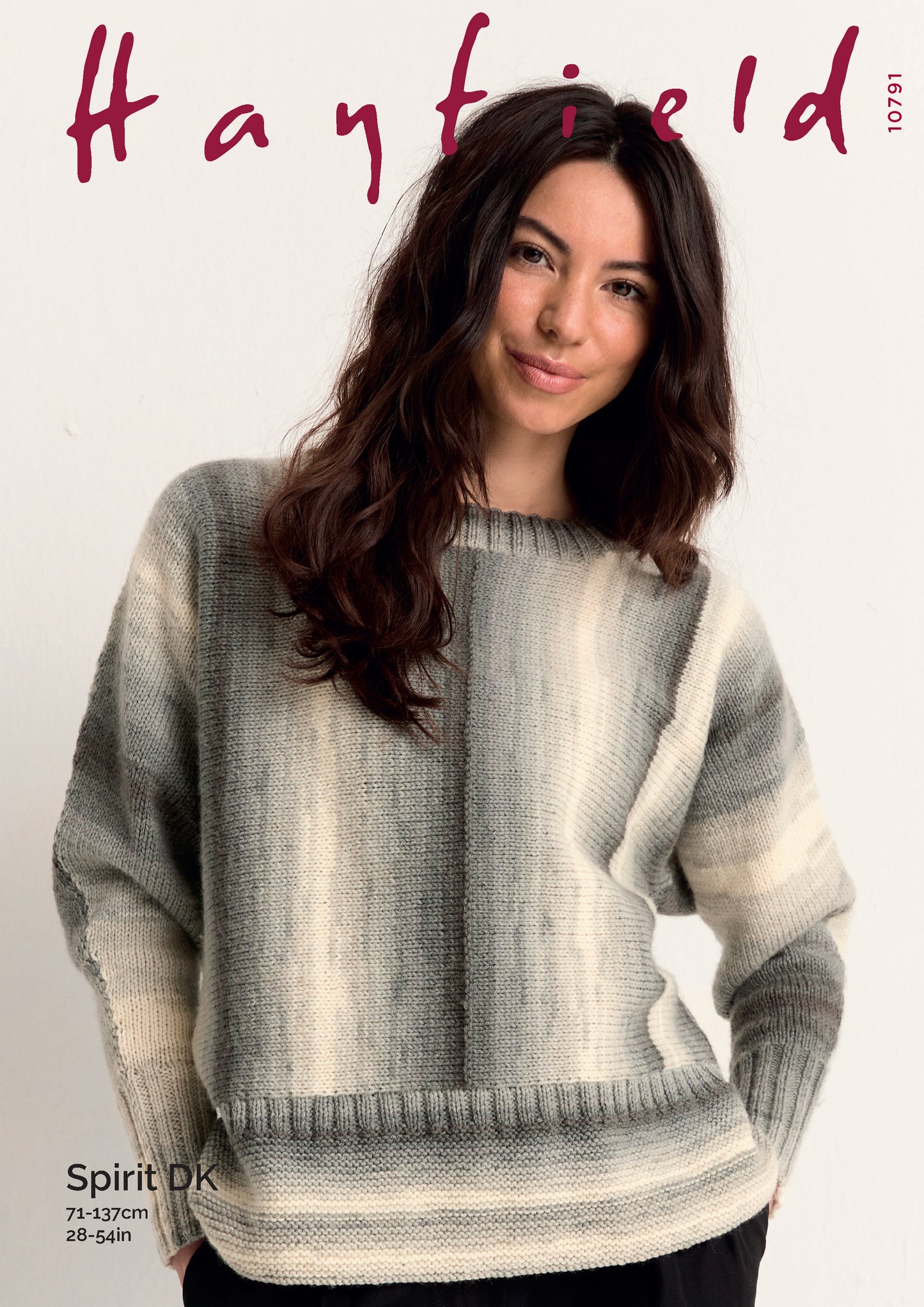 Sirdar Pattern 10791 - F252 Deep Rib Boxy Sweater - Product image