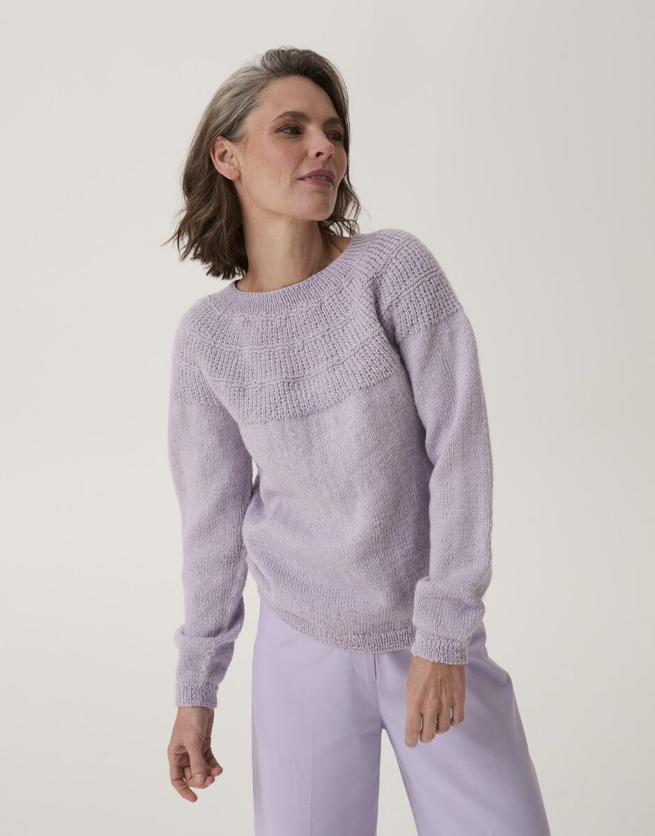 F264 Scallop Shell Sweater