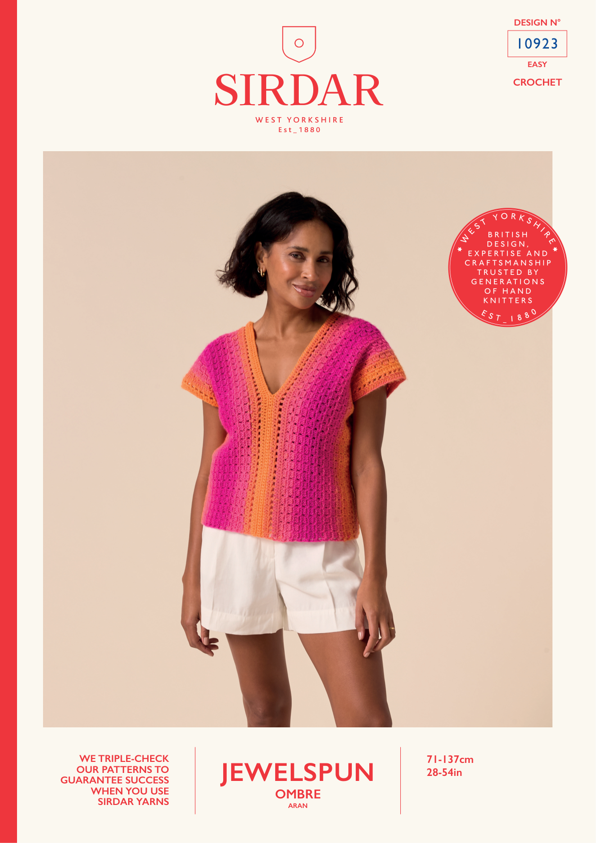 Sirdar Pattern 10923 - Sirdar