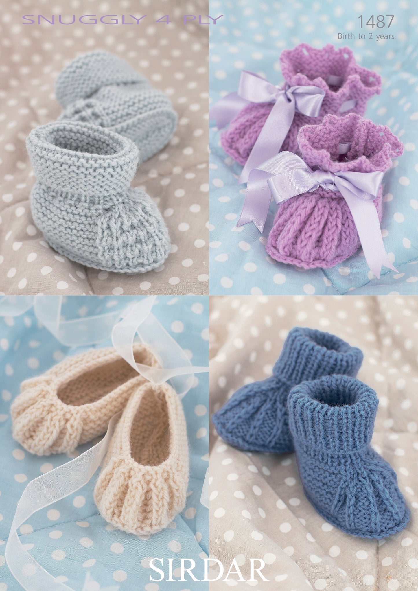 Sirdar Pattern 1487 - Shoes & booties-Si