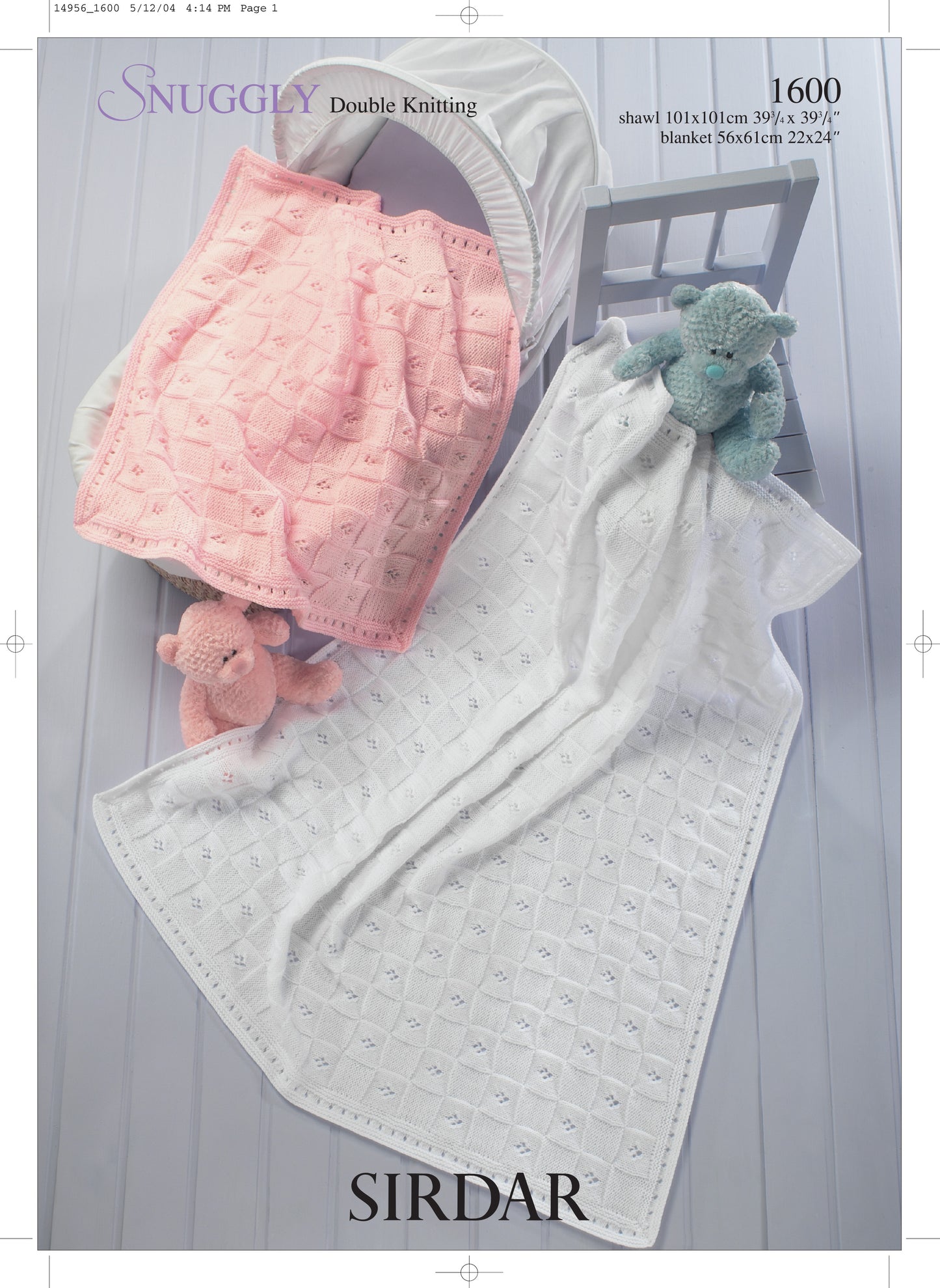 Sirdar Pattern 1600 - Blanket & shawel-Sirdar DK - Product image