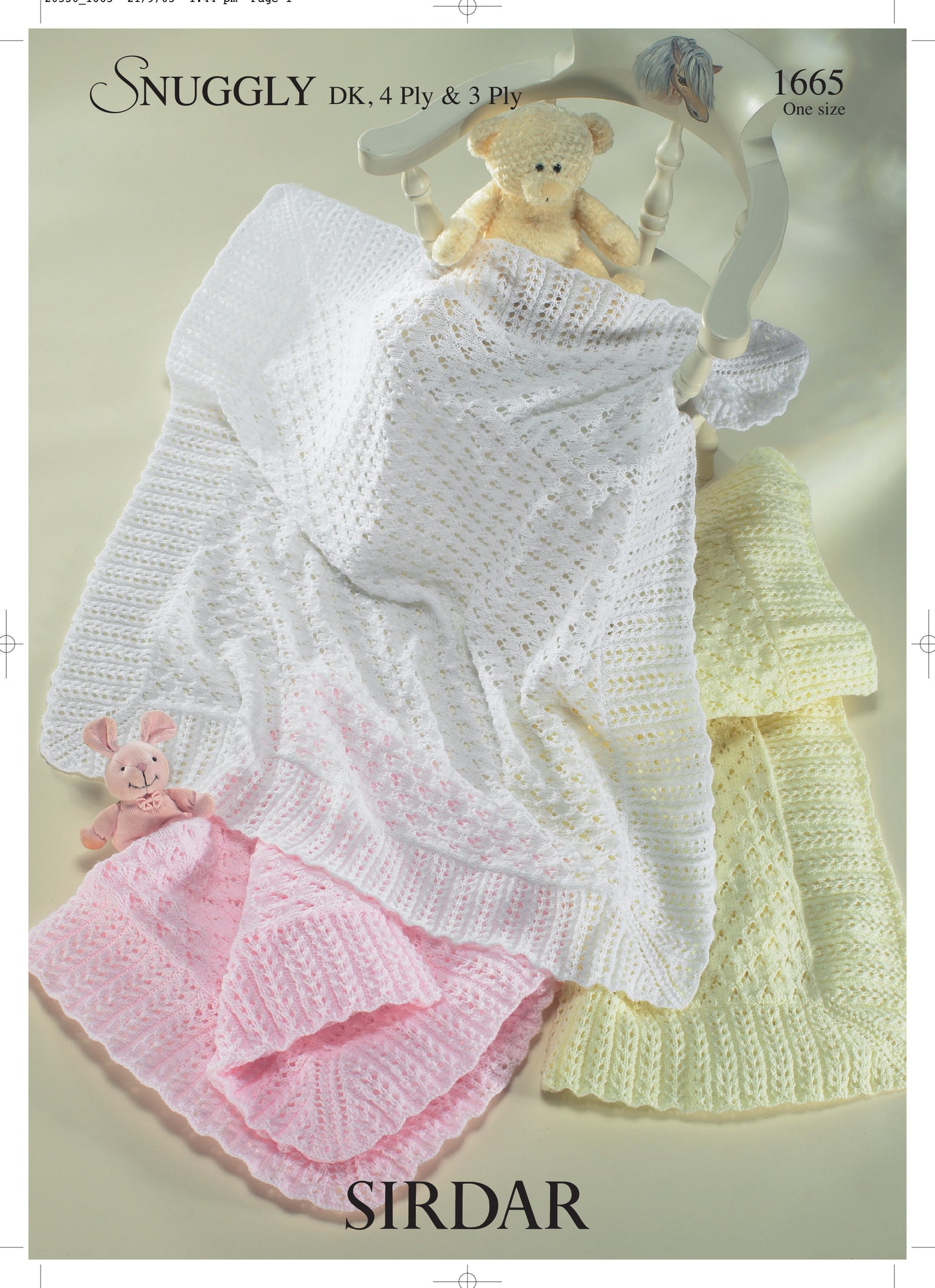 Sirdar Pattern 1665 - Shawls-Sirdar-3ply/4ply/DK - Product image