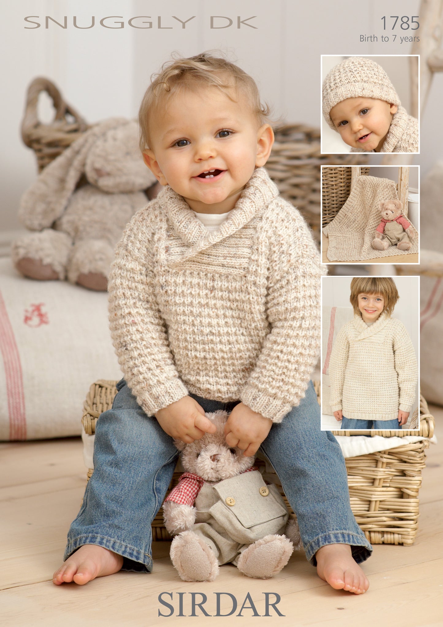 Sirdar Pattern 1785 - Sweater, hat & blanket-Sirdar snuggly DK - Product image