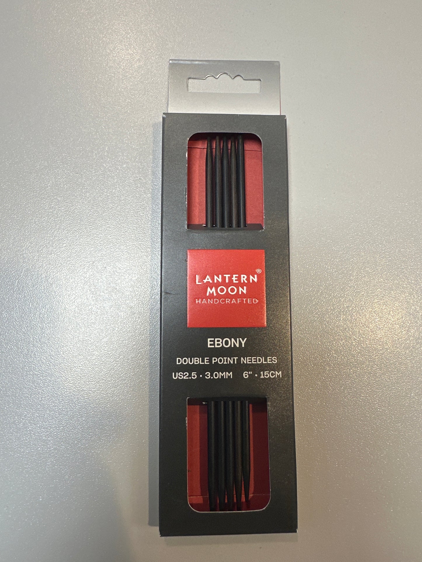 Lantern Moon Ebony Double Point Needles