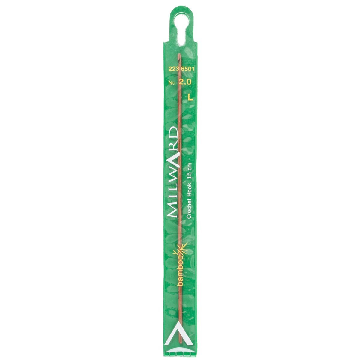 Milward Bamboo Crochet Hook 15cm x 2.00mm