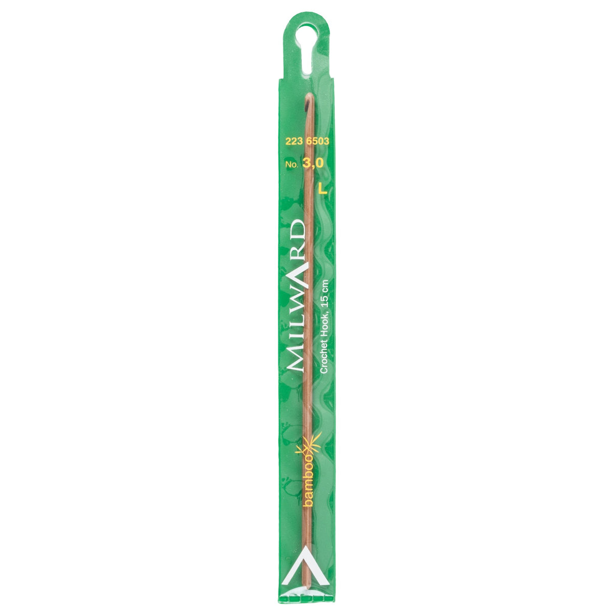Milward Bamboo Crochet Hook 15cm x 3.00mm