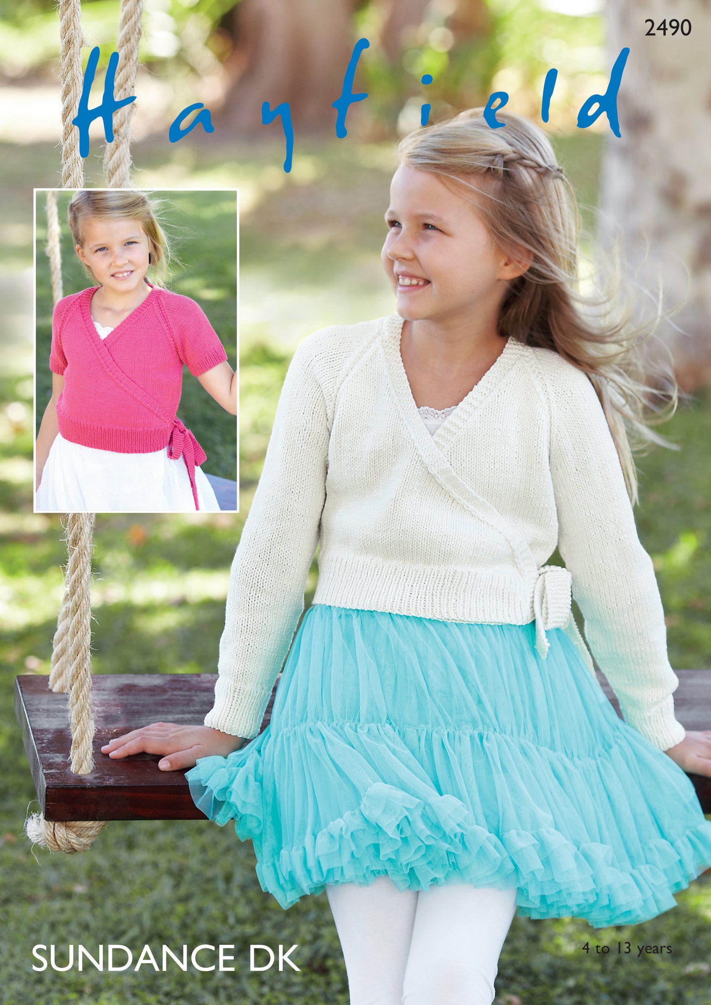 Sirdar Pattern 2490 - Girls ballet wrap-HF Sundance - Product image