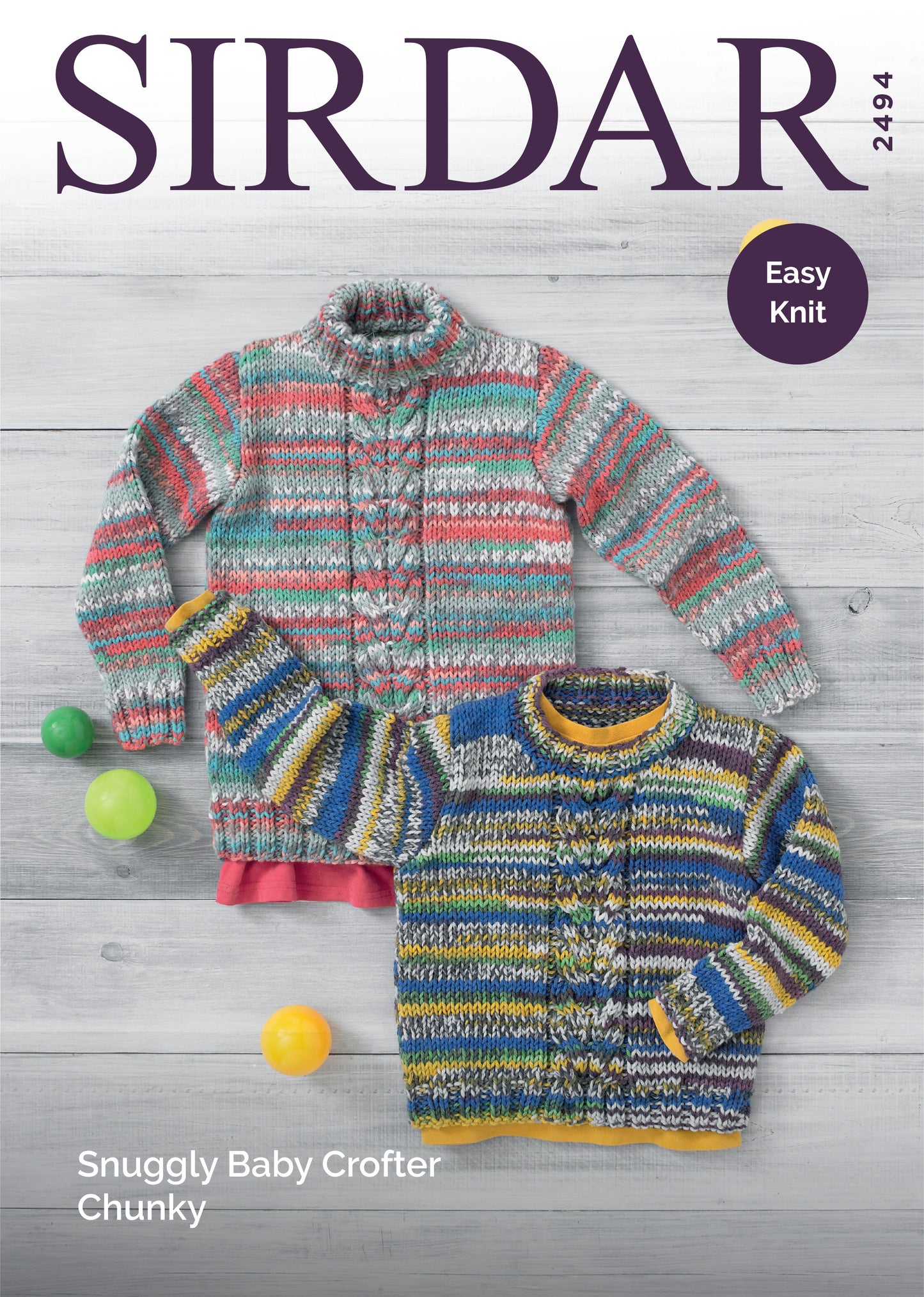 Sirdar Pattern 2494 - Sweaters in Sirdar snuggly baby crofter chiunky - Product image