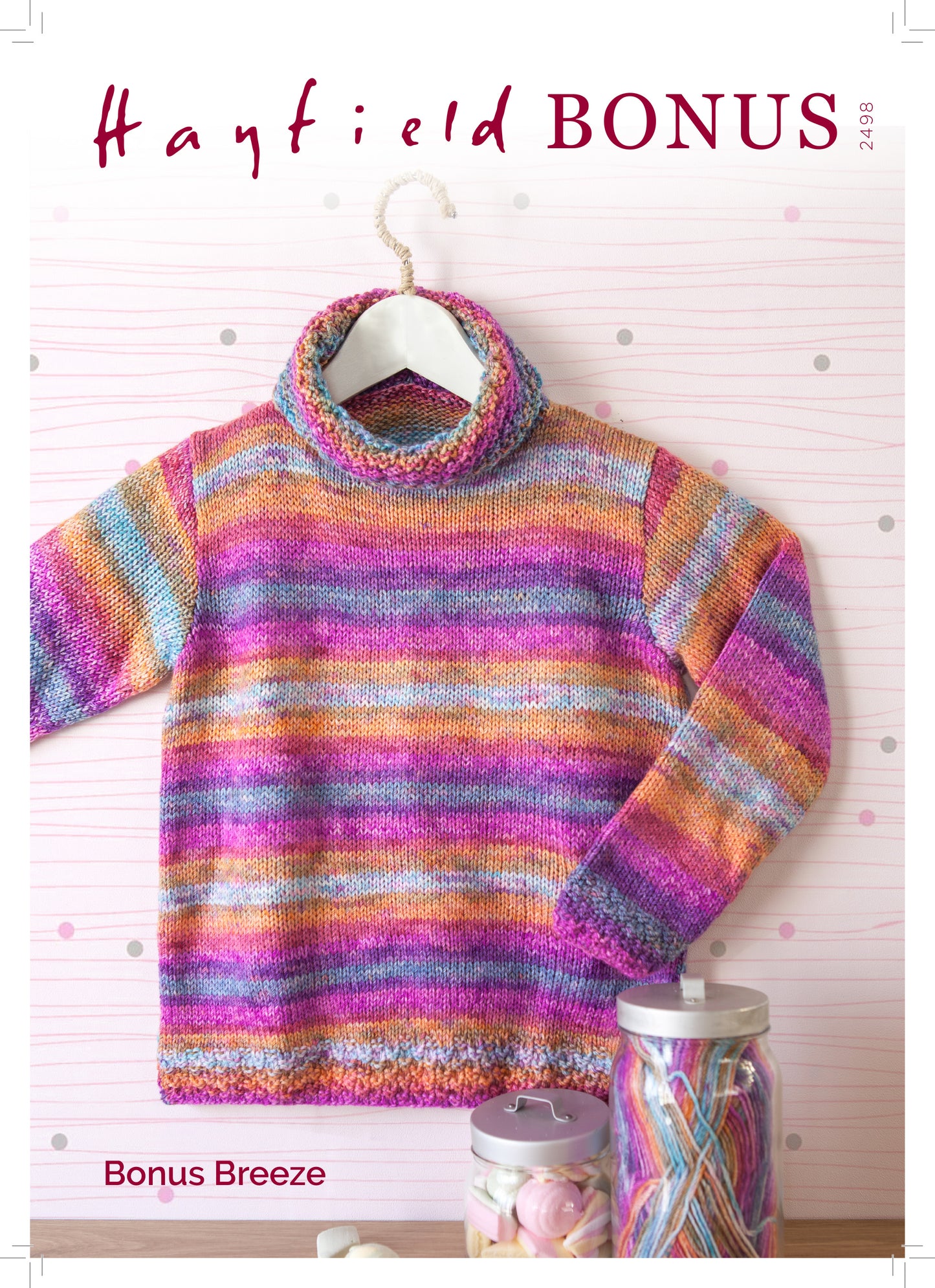 Sirdar Pattern 2498 - Kids cowel-neck sweater-Bonus breeze DK - Product image