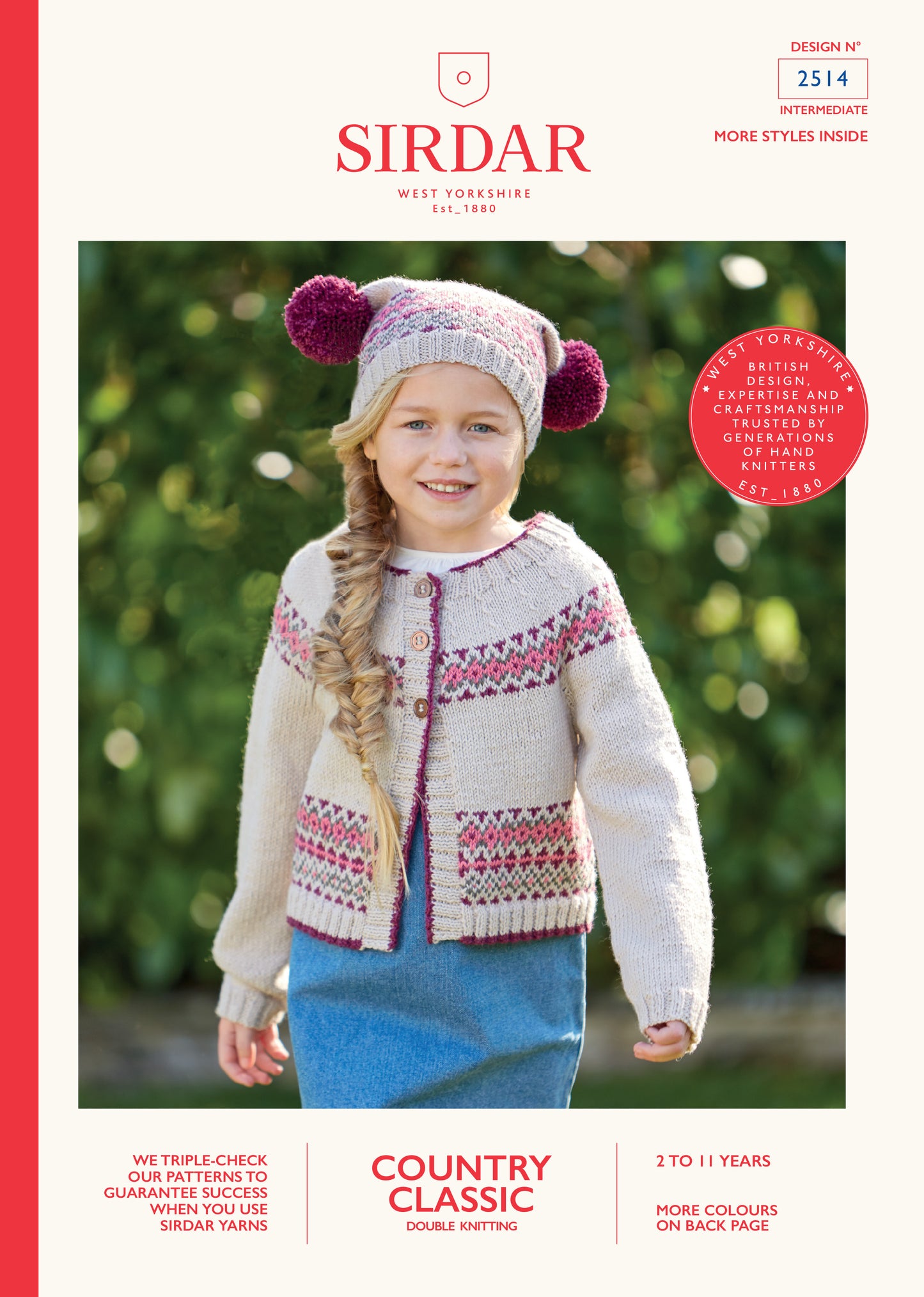 Sirdar Pattern 2514 - Sirdar country classic DK - Product image
