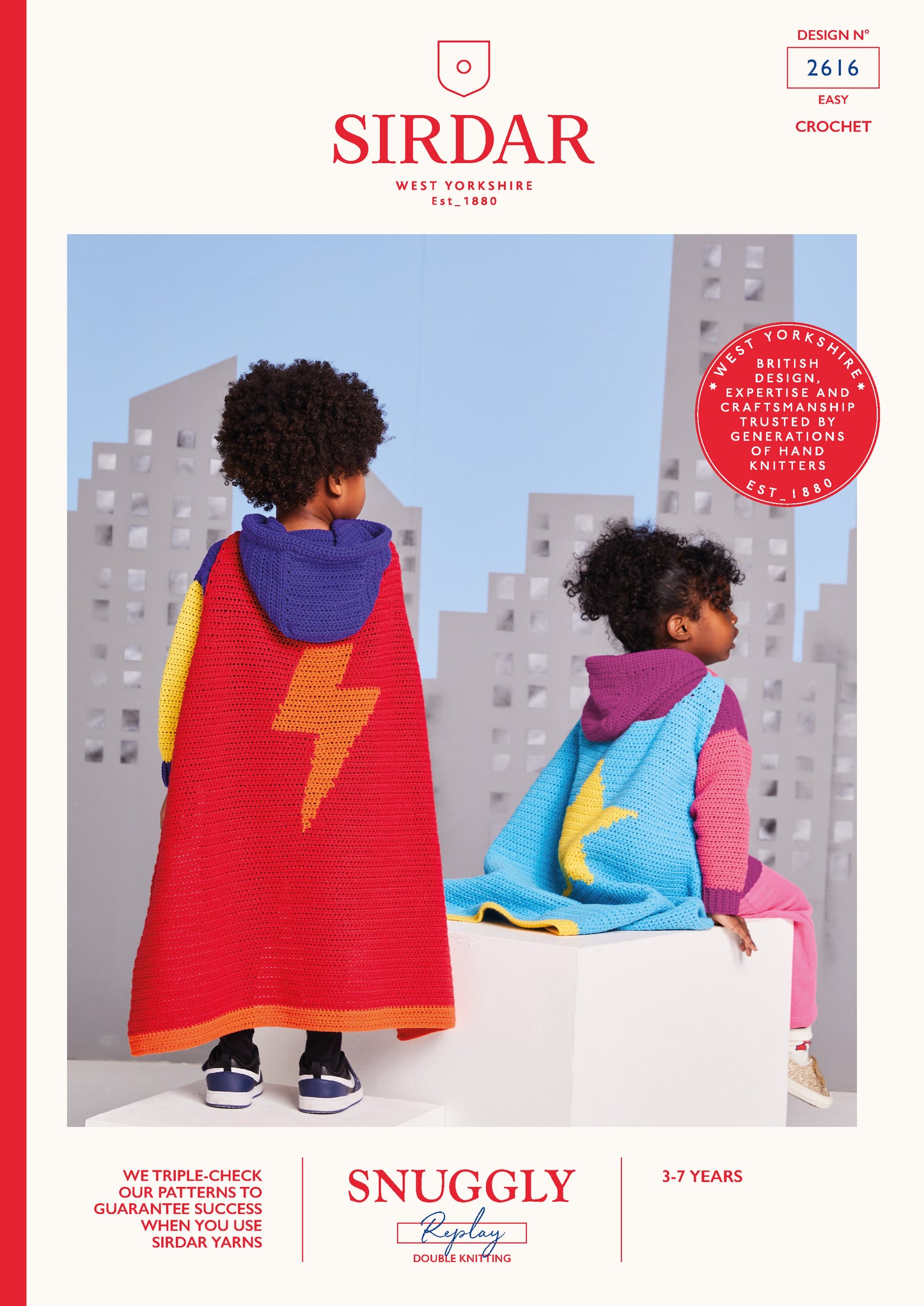 Sirdar Pattern 2616 - F029 Hero Hoodie & Cape - Product image