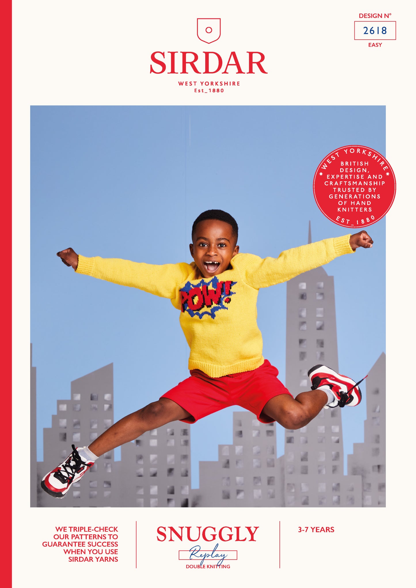 Sirdar Pattern 2618 - F029 Super Power Sweater - Product image