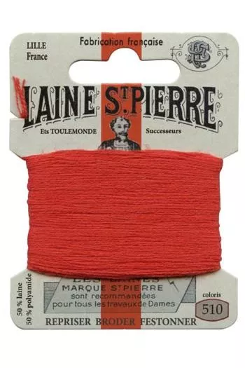 Laine Saint-Pierre embroidery thread shade 510 Red