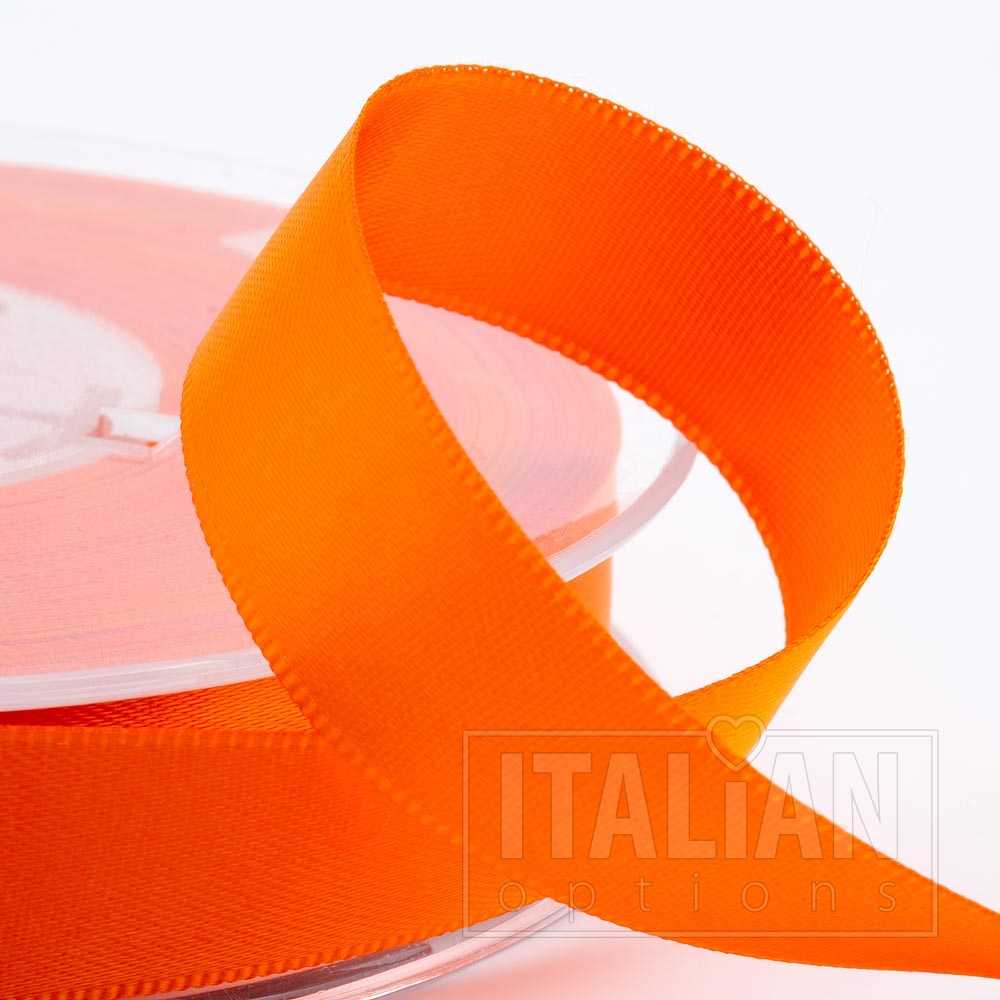 Orange Satin Ribbon 16mm x 25m