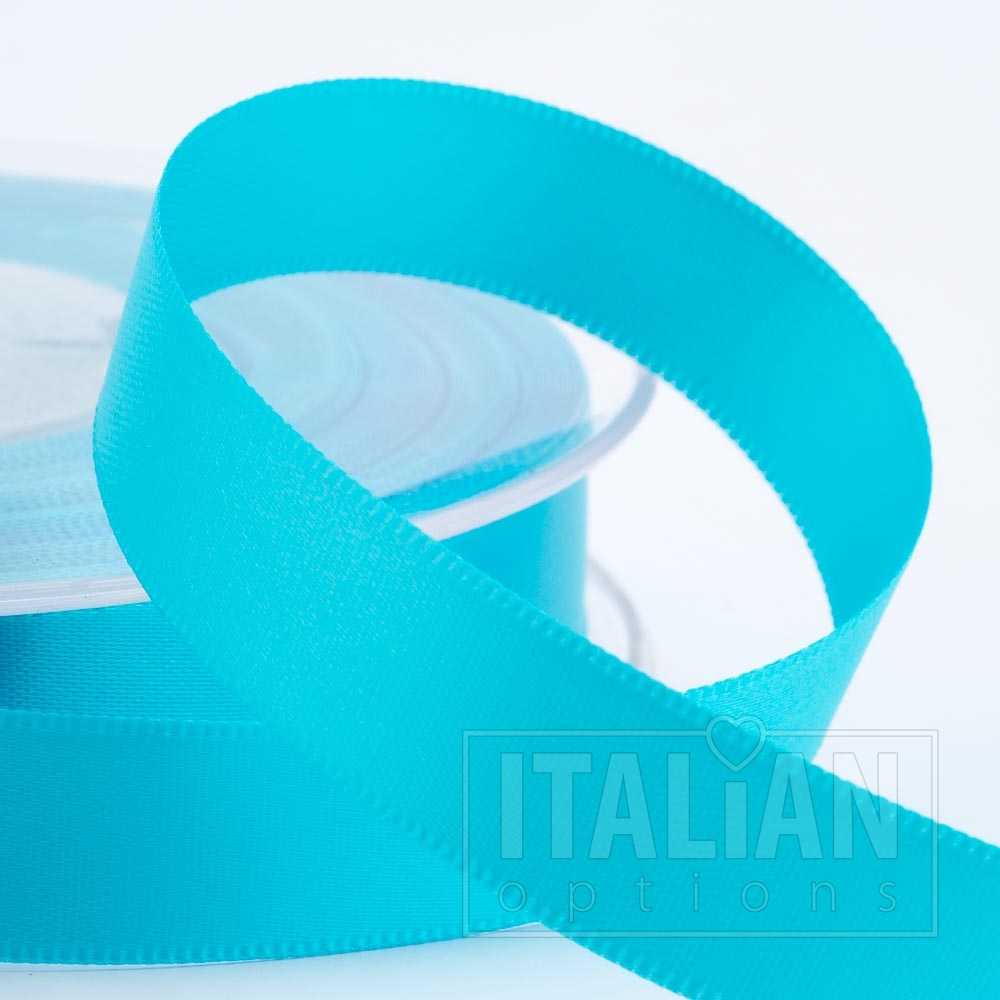 Turquoise Satin Ribbon 16mm x 25m