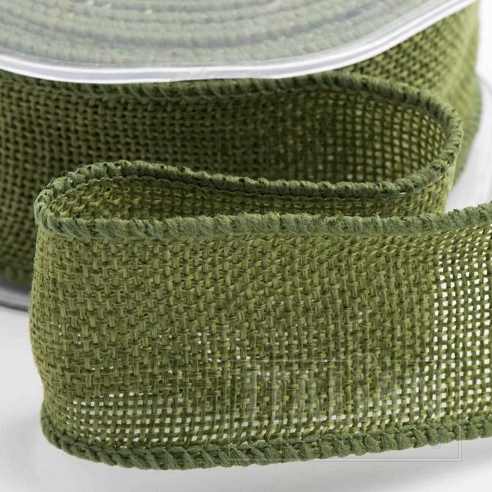 Country Hessian Wired Edge 38mm x 10m