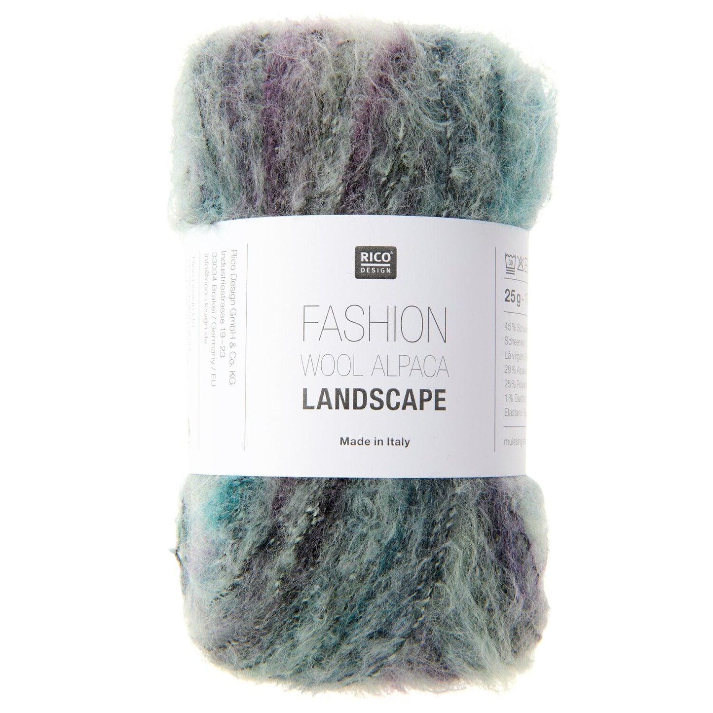 Rico Fashion Wool Alpaca Landscape Deep Sea