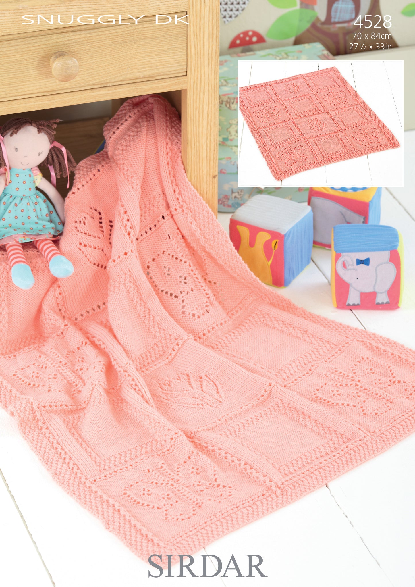 Sirdar Pattern 4528 - Butterfly & flower