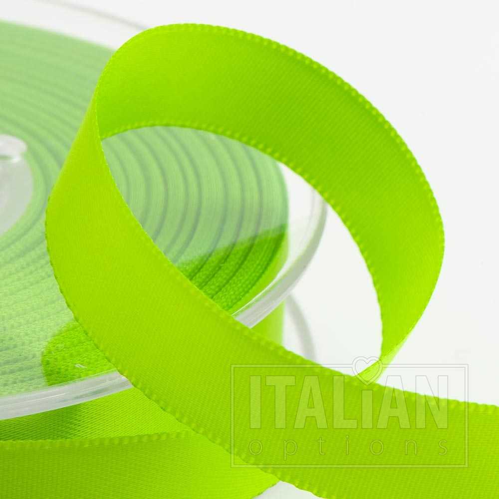 Lime Satin Ribbon 16mm x 25m