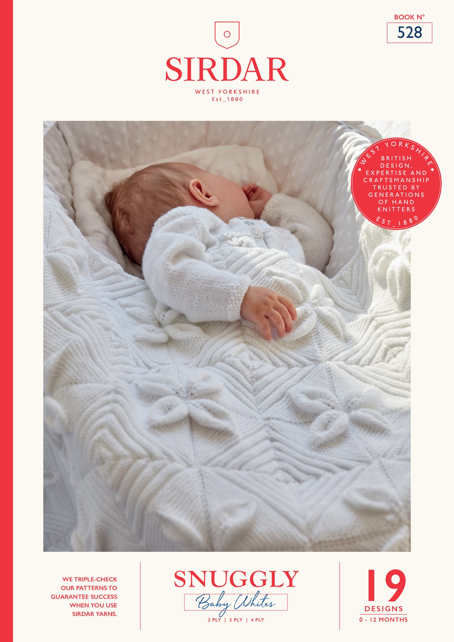 Sirdar Pattern 528 - Snug Baby Whites - Product image