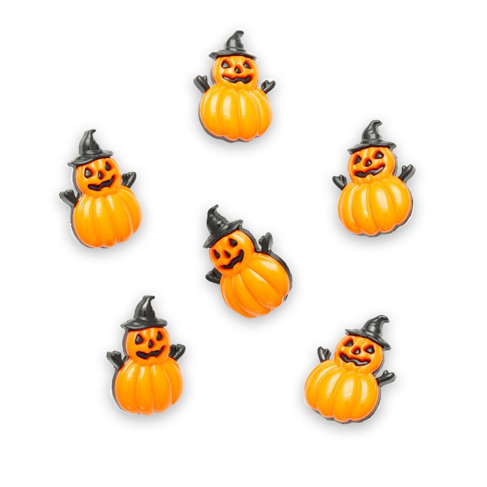 Jay-Trim Novelty Button Pumpkin and Witch Size 40 (Each)