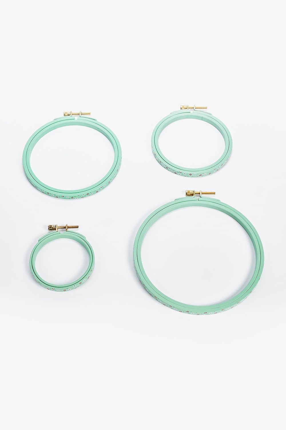 DMC Painted Embroidery Hoop 4in - Turquoise