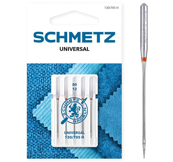 Schmetz Sewing Machine Needles Universal 80(12) 5 Pieces