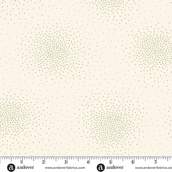 Andover Fabrics Spritz Metallic by Andover Fabrics - Spritz Cream