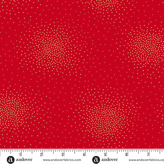 Andover Fabrics Spritz Metallic by Andover Fabrics - Spritz Berry
