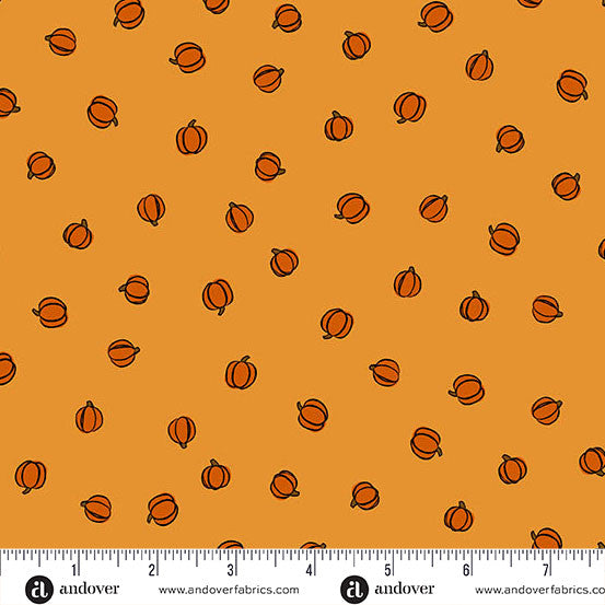 Andover Fabrics Harvest Home by Amy Latta - Petite Pumpkins Pumpkin