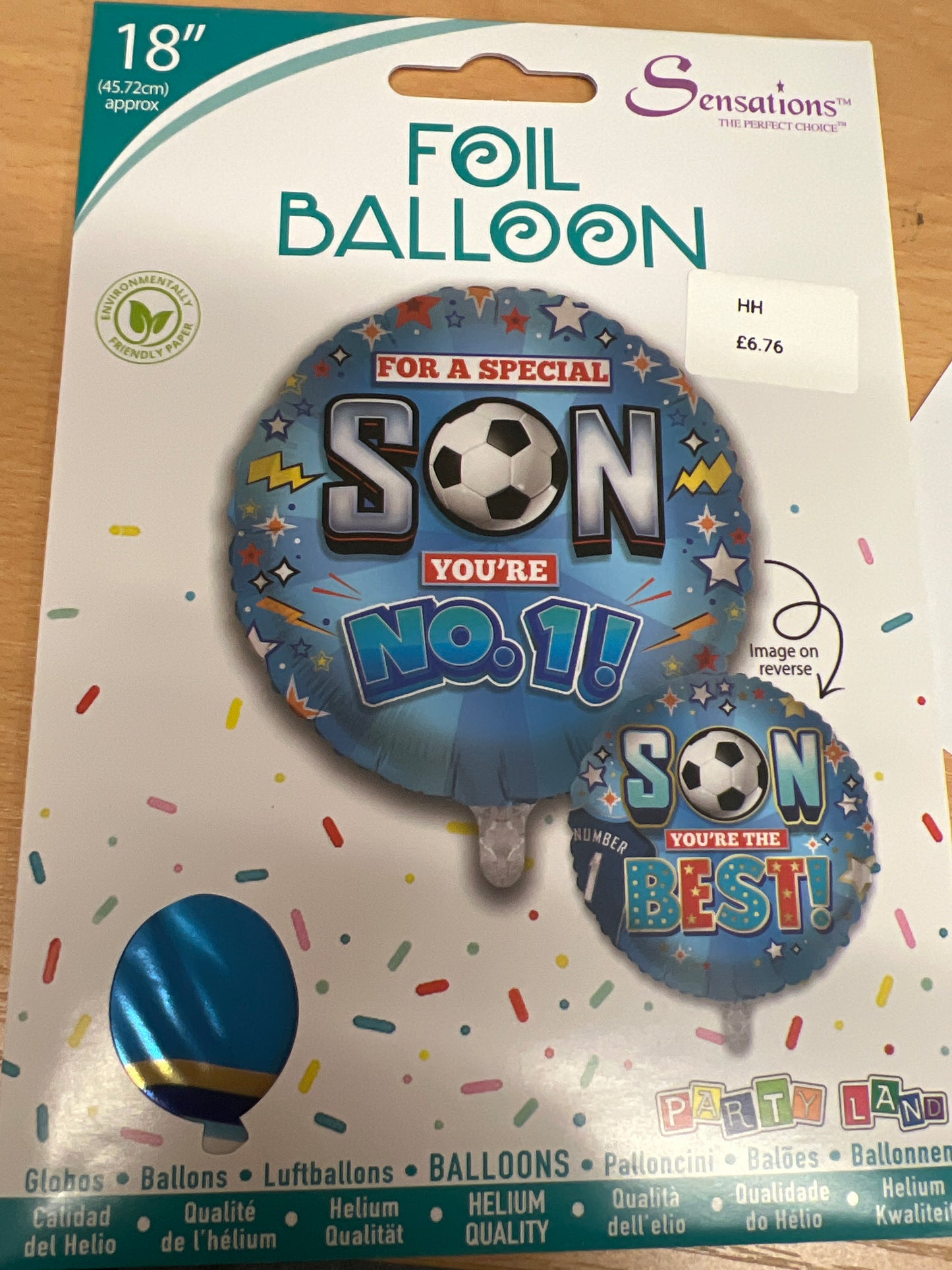 Special son helium balloon