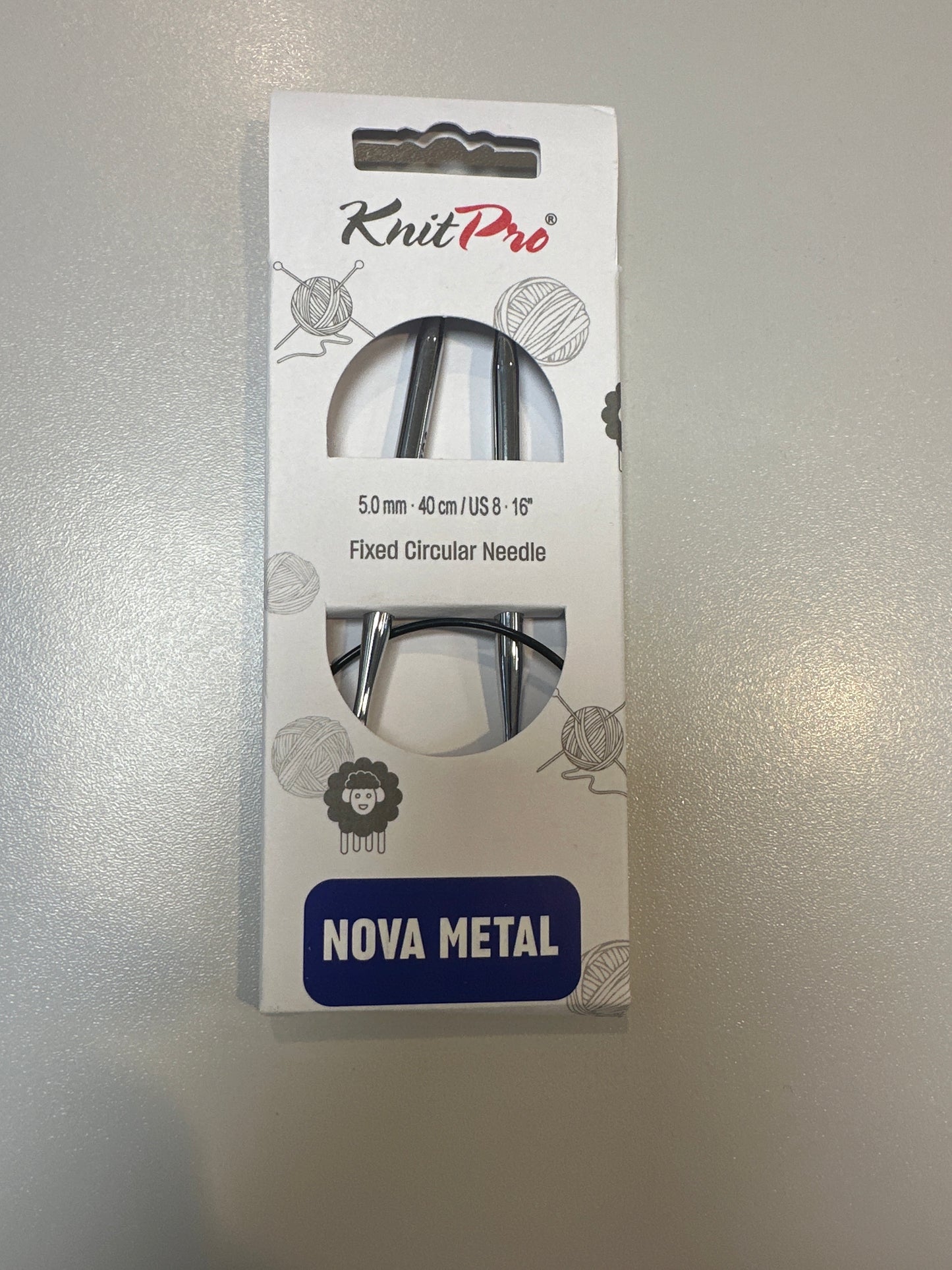KnitPro 5mm 40cm Fixed Circular Needle
